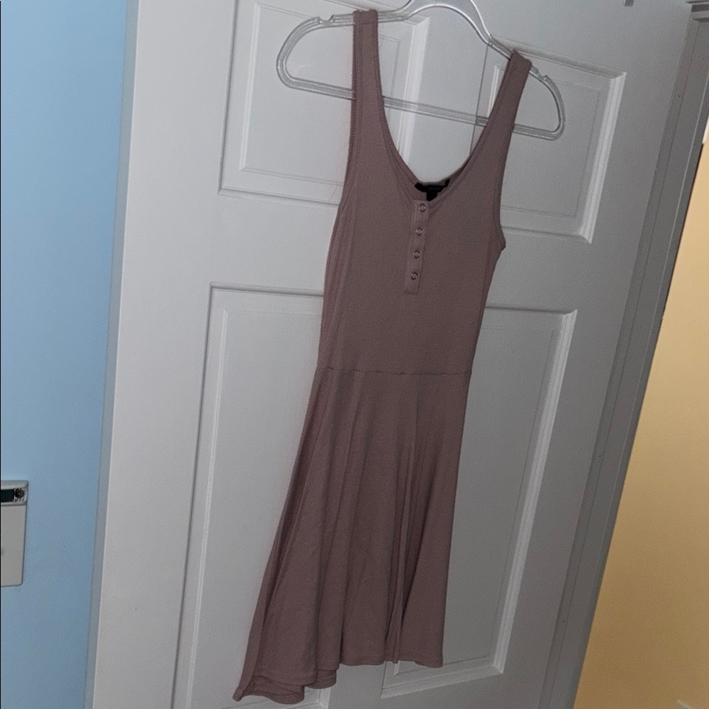Forever 21 Pink Sleeveless Scoop Neck Sundress